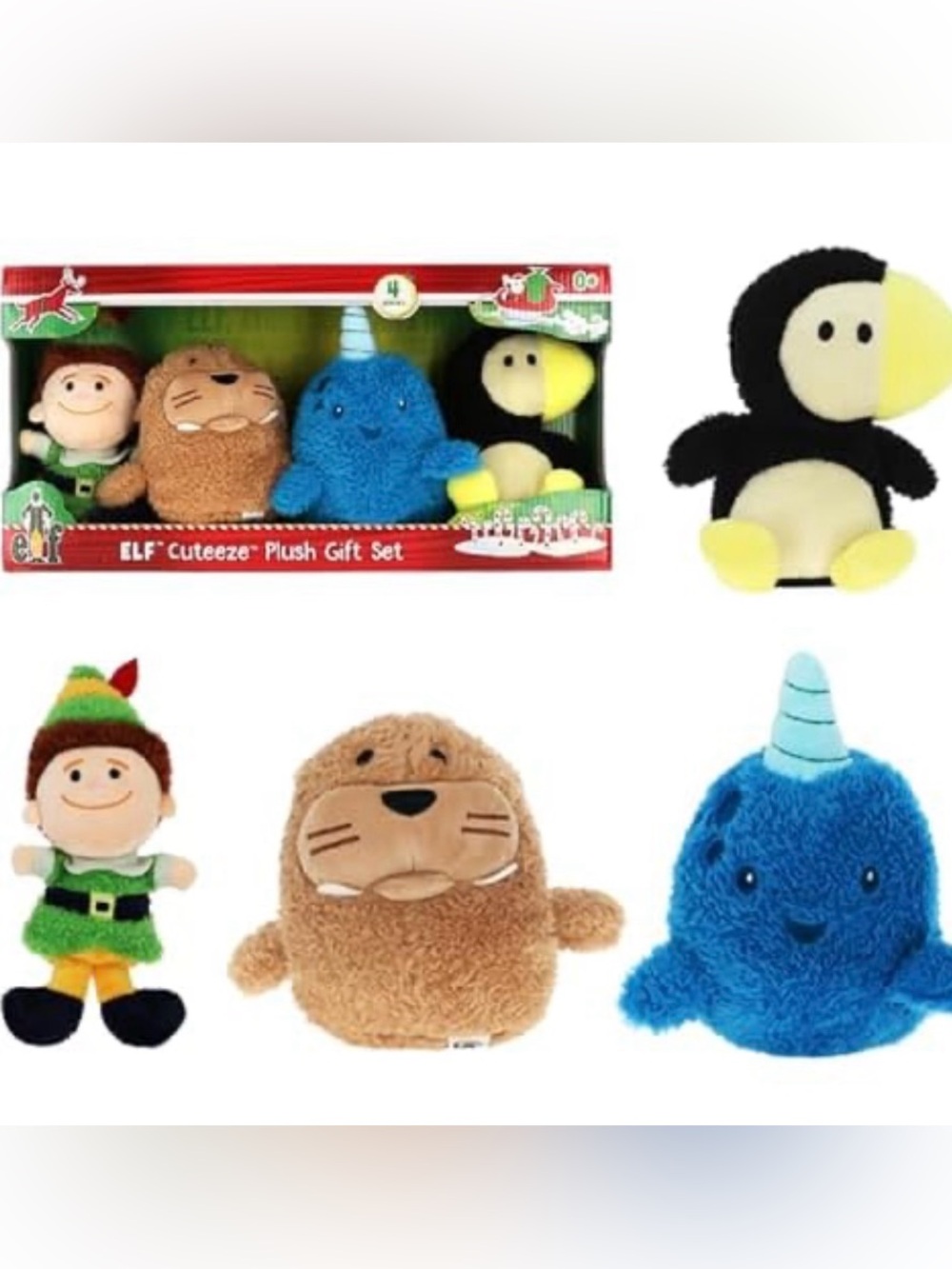 ELF Cuteeze Plush Gift Set - New in Box